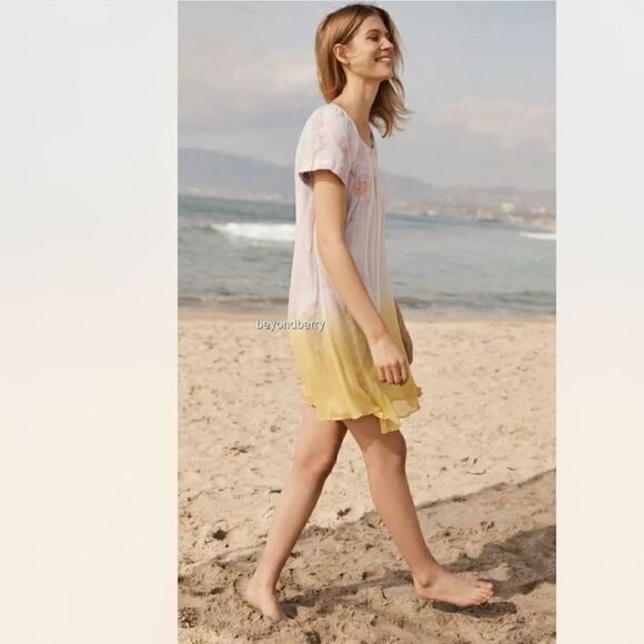 Anthropologie Hd In Paris Dipped Chroma Swing Dress Size 0 - Picture 2 of 14